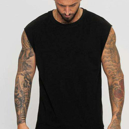Men's Versatile Sleeveless Muscle Tank Top for Active and Casual Wear