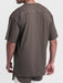 Quick-Drying Men's Polyester-Spandex Sports Tee with Round Neck - Short Sleeves