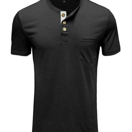 Stylish Comfort: Jakoto Men's Solid Color T-Shirt with Trendy Dropped Shoulder Sleeves