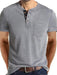 Jakoto Men's Solid Color Casual T-Shirt with Trendy Dropped Shoulder Design