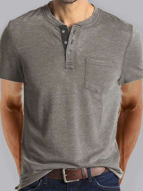 Stylish Comfort: Jakoto Men's Solid Color T-Shirt with Trendy Dropped Shoulder Sleeves