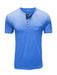Stylish Men's Casual Short-Sleeve T-shirt with Dropped Shoulder Sleeves