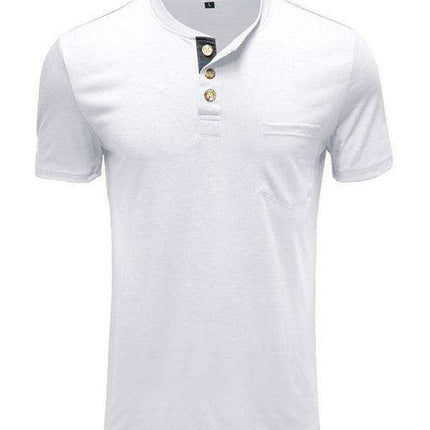 Stylish Comfort: Jakoto Men's Solid Color T-Shirt with Trendy Dropped Shoulder Sleeves
