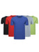 Casual Solid Color Cotton Tee for Men with Loose Fit and Short Sleeves