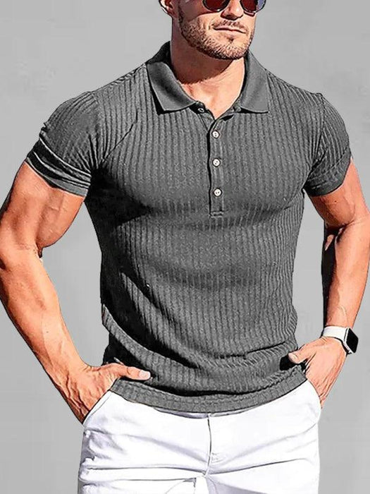 Jakoto | Stylish Men's Striped Polo Shirt