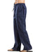 Men's Summer Casual Lightweight Linen Drawstring Pants