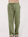 Men's Summer Casual Lightweight Linen Drawstring Pants
