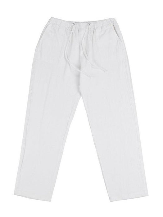Men's Summer Casual Lightweight Linen Drawstring Pants