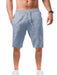 JakotoSummer Men's Breathable Linen Cropped Sports Pants - Stylish and Leisurely