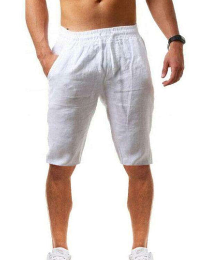 Men's Stylish Linen Capri Pants for Casual and Social Occasions