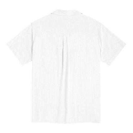 Summer Breeze Men's Striped Cotton-Linen Casual Button-Up Shirt for Effortless Style