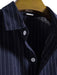Casual Striped Short Sleeve Men's Fashion Top with Dropped Shoulder Design