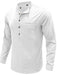 Sophisticated Men's Lightweight Linen and Cotton Shirt with Relaxed Dropped Shoulder Sleeves