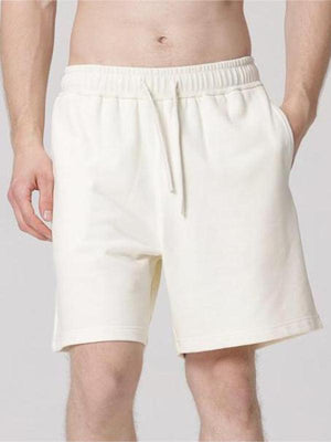 Men's solid color loose casual sports shorts-kakaclo-Cracker khaki-S-Très Elite