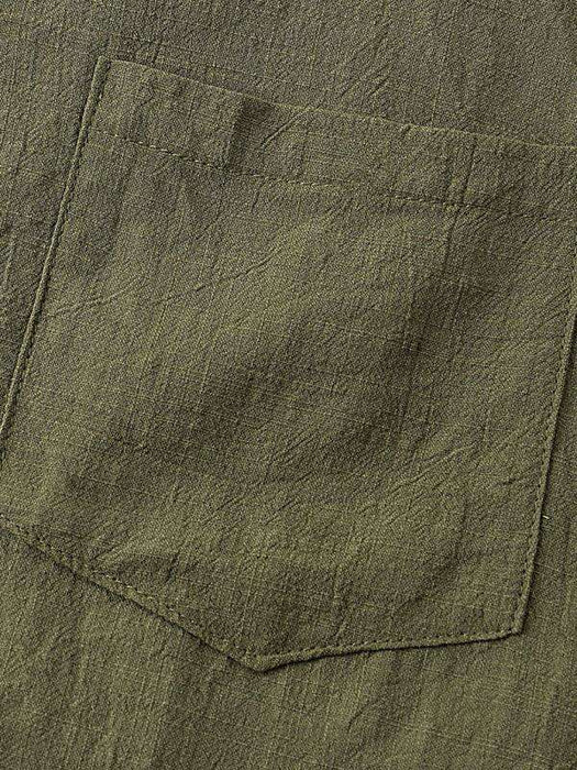 Contemporary Cotton-Linen Casual Outfit for Men by Jakoto