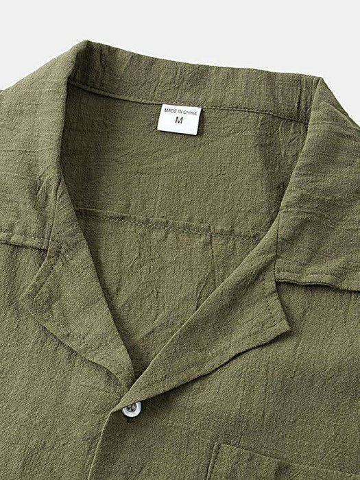 Contemporary Cotton-Linen Casual Outfit for Men by Jakoto