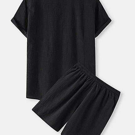 Contemporary Cotton-Linen Casual Outfit for Men by Jakoto