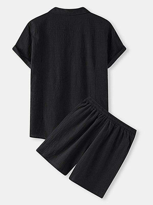 Contemporary Cotton-Linen Casual Outfit for Men by Jakoto