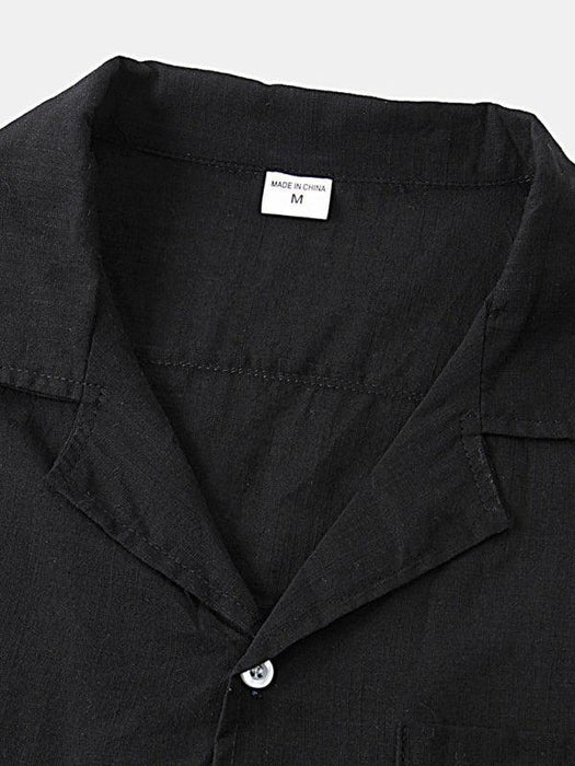 Jakoto Men's Cotton-Linen Casual Wear Suit