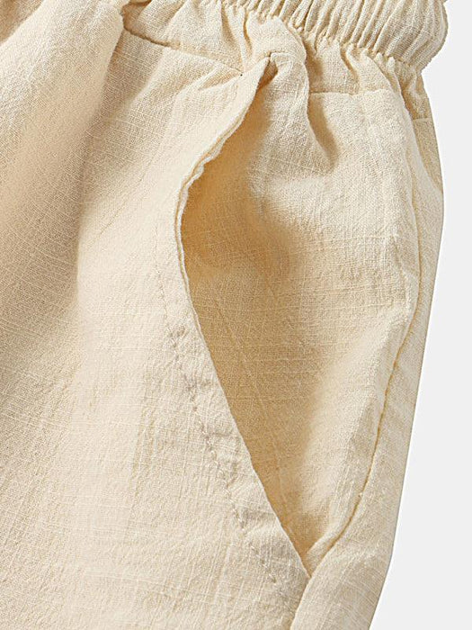 Jakoto Men's Cotton-Linen Casual Wear Suit