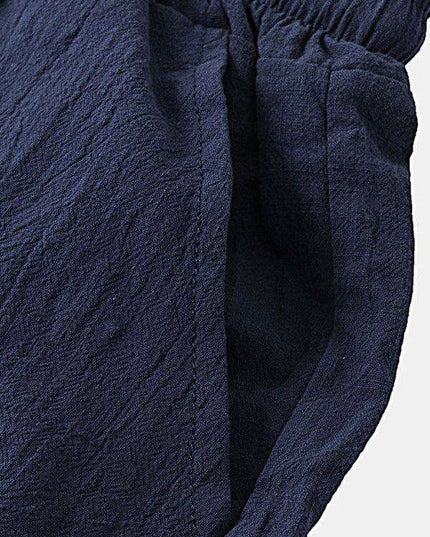 Contemporary Cotton-Linen Casual Outfit for Men by Jakoto