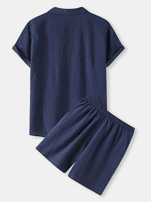 Contemporary Cotton-Linen Casual Outfit for Men by Jakoto