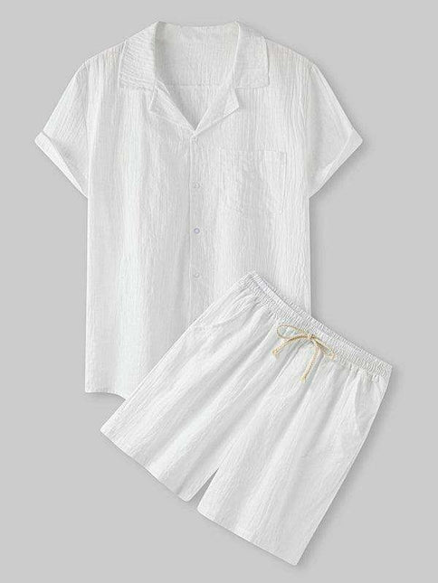 Contemporary Cotton-Linen Casual Outfit for Men by Jakoto