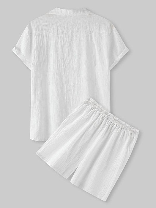 Jakoto Men's Cotton-Linen Leisure Suit