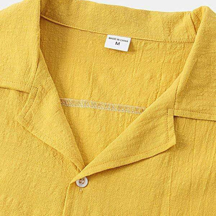 Contemporary Cotton-Linen Casual Outfit for Men by Jakoto