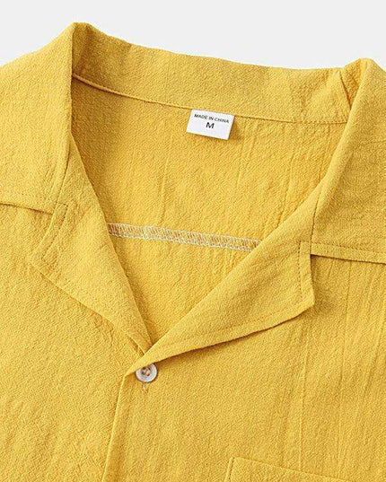 Contemporary Cotton-Linen Casual Outfit for Men by Jakoto