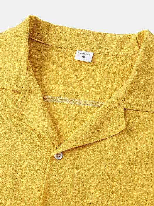 Contemporary Cotton-Linen Casual Outfit for Men by Jakoto