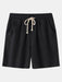 Jakoto | Men's Casual Cotton-Linen Blend Shorts