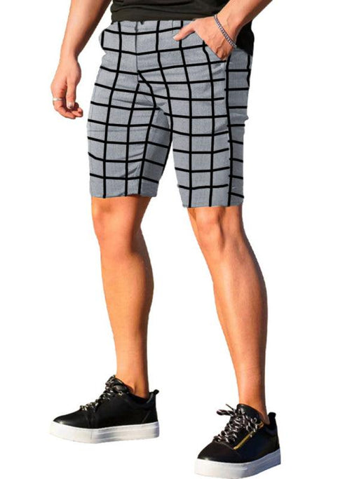 Colorful Plaid Men's Casual Shorts - Stylish Comfort & Vibrant Style