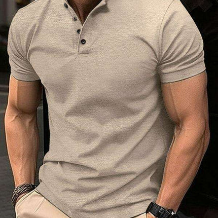 Stylish Men's Henley Neck Polo Shirt: The Ultimate Wardrobe Essential