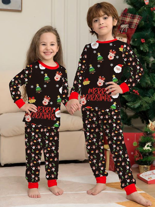 Festive Santa Claus Family Pajama Set for Cozy Holiday Moments