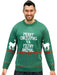 Cozy Men's Festive Nylon Knit Christmas Jumper for Casual Spring-Summer Events
