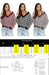 Chic Black Houndstooth V-Neck Sweater for Women