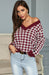 Women's Fashion Trend Houndstooth Sweater