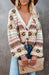 Floral Vibe | Women's Bohemian V-Neck Cardigan Sweater