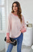 Women's Crewneck Casual Loose Doll Sleeve T-Shirt-kakaclo-Pink-S-Très Elite