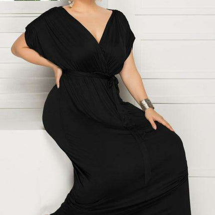Chic Plus Size V-Neck Summer Dress: Essential for Effortless Style