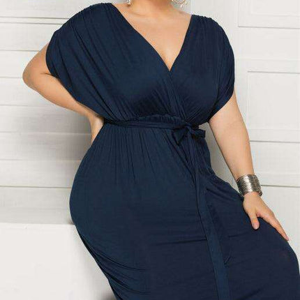 Chic Plus Size V-Neck Summer Dress: Essential for Effortless Style