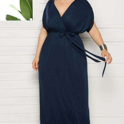 Chic Plus Size V-Neck Summer Dress: Essential for Effortless Style