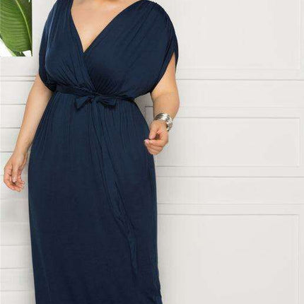 Chic Plus Size V-Neck Summer Dress: Essential for Effortless Style