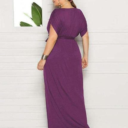 Chic Plus Size V-Neck Summer Dress: Essential for Effortless Style