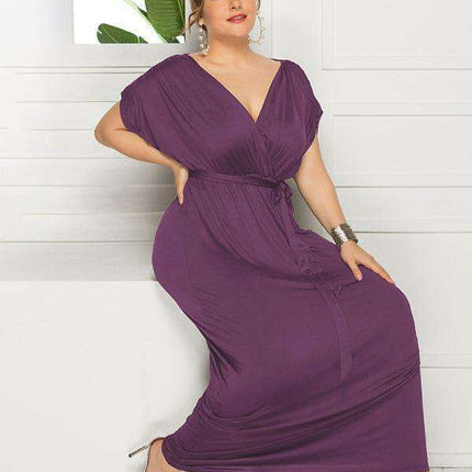 Chic Plus Size V-Neck Summer Dress: Essential for Effortless Style