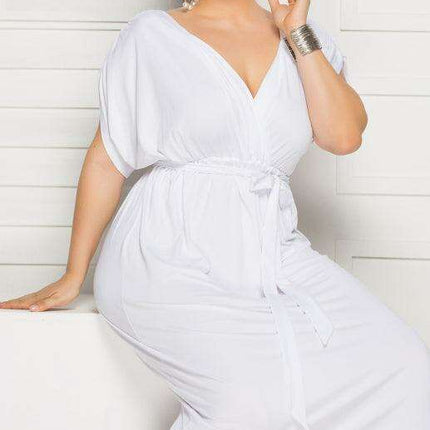 Chic Plus Size V-Neck Summer Dress: Essential for Effortless Style