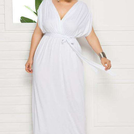 Chic Plus Size V-Neck Summer Dress: Essential for Effortless Style