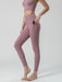 JakotoDouble Sided Brushed Yoga Ninth Pants High Waist Pocket Sports Yoga Pants Women