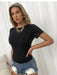 Breathable Round Neck Top with Chic Casual Vibe for Women
